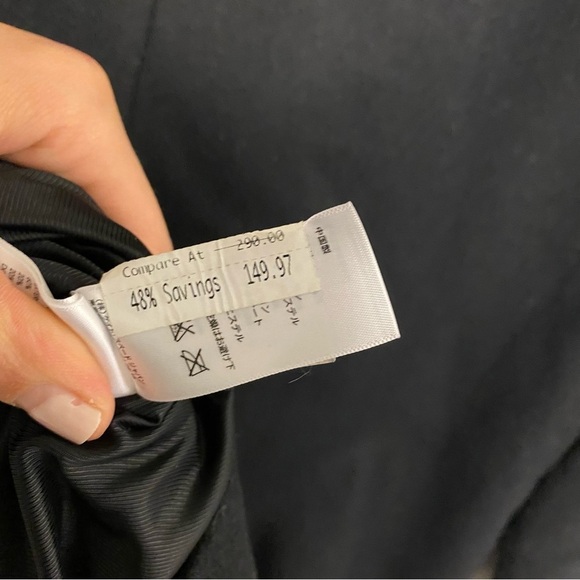 KATE SPADE | Saturday Piped Overside Wool Coat Black - Picture 3 of 7